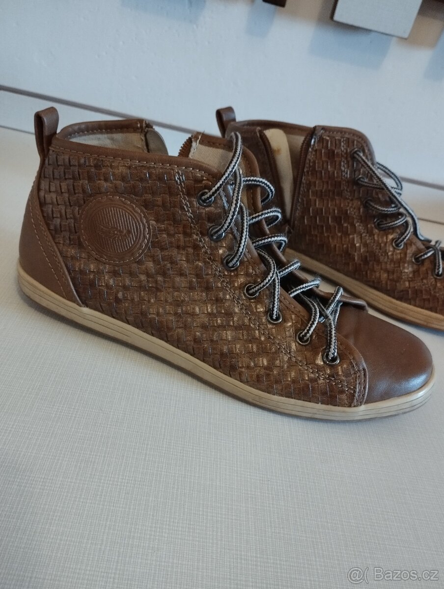 Dámské kožené boty zn.Jessica vel.38 - 5