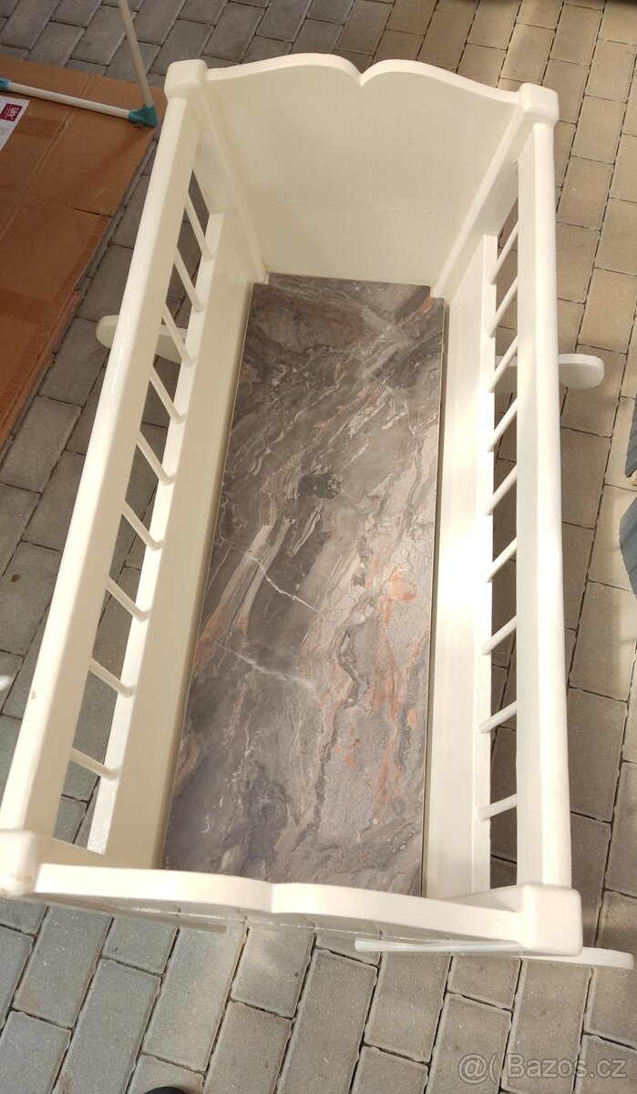 Dětská kolébka starožitná - 5