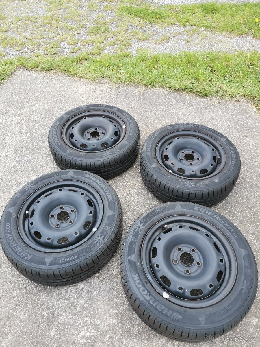 Prodám sadu plechových disku 5x100 R14 - 5