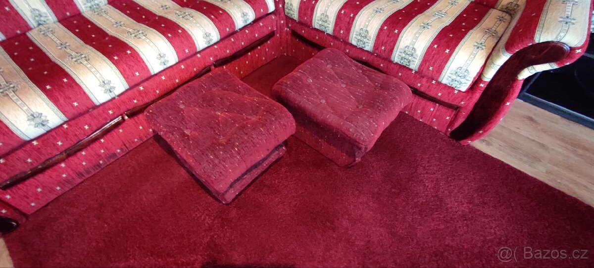 Rohová sedací souprava rozkládací - 5