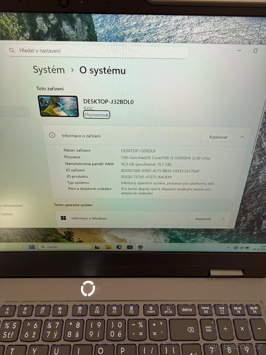 Herní ntb LENOVO LOQ - 5