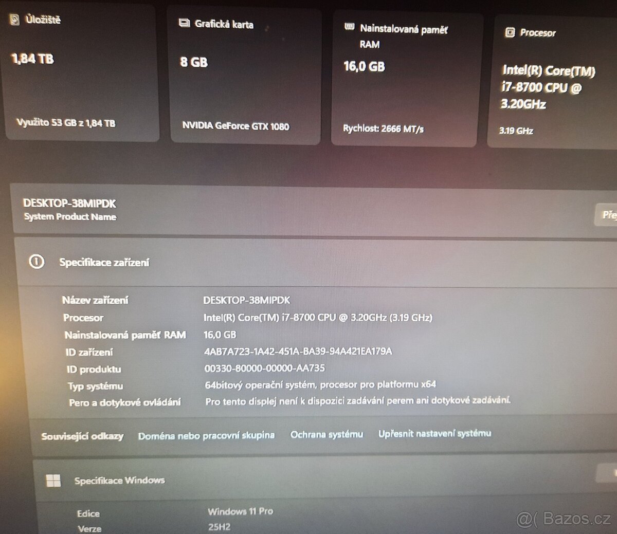 Herní PC ASUS GAMING - 5