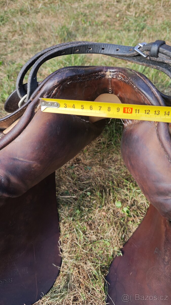 Prodám kožené jezdecké sedlo Passier posedlí 18" - 5