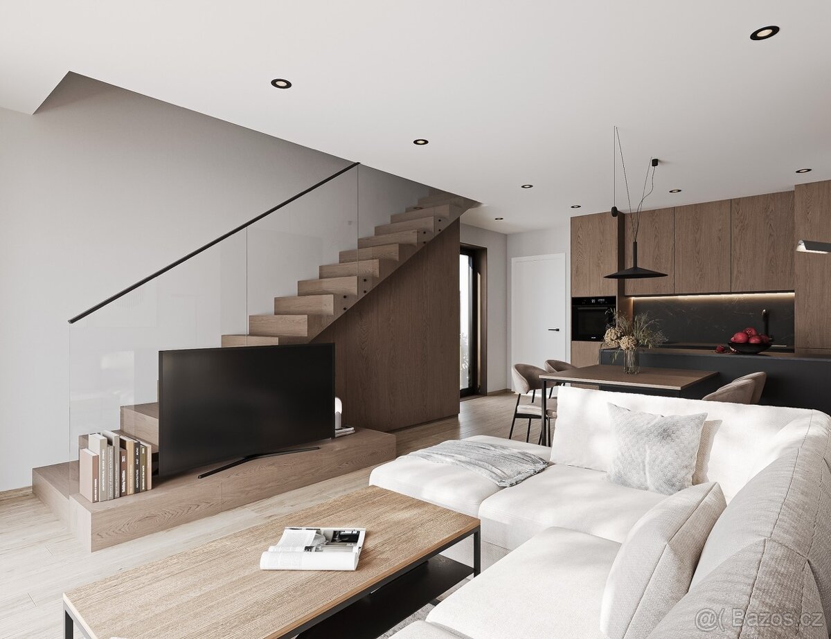 Byt 3+kk v řadovém domku se zahradou - 5