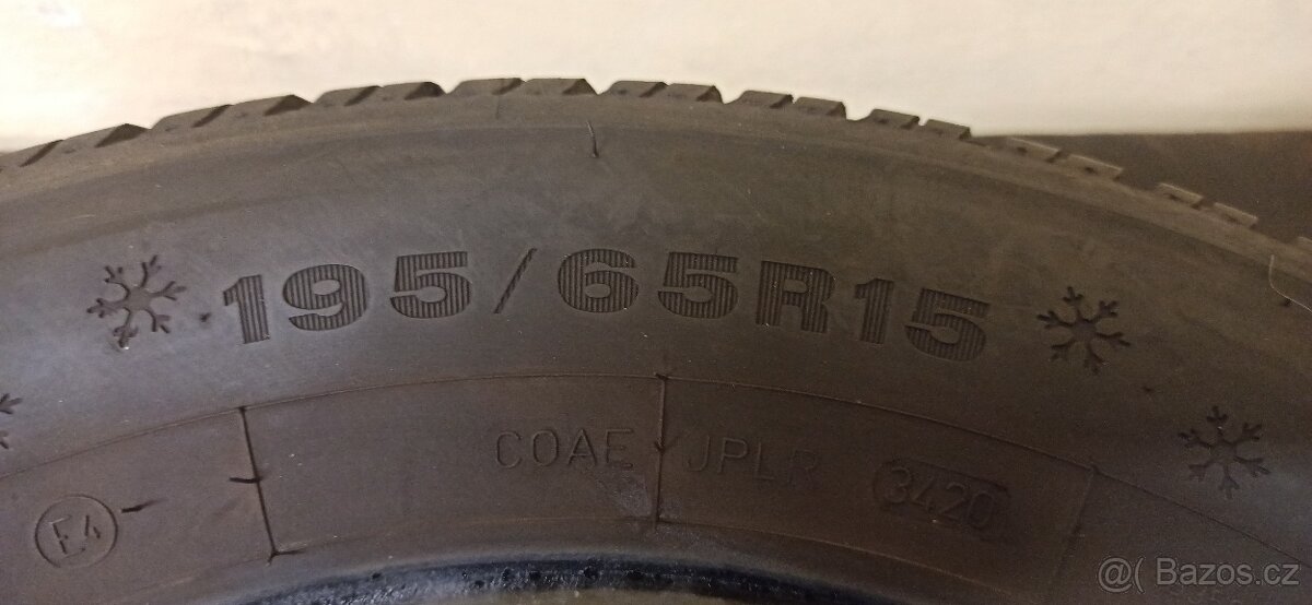 Dunlop 195/65 R15 91T 5,5 - 6,5 mm - 5