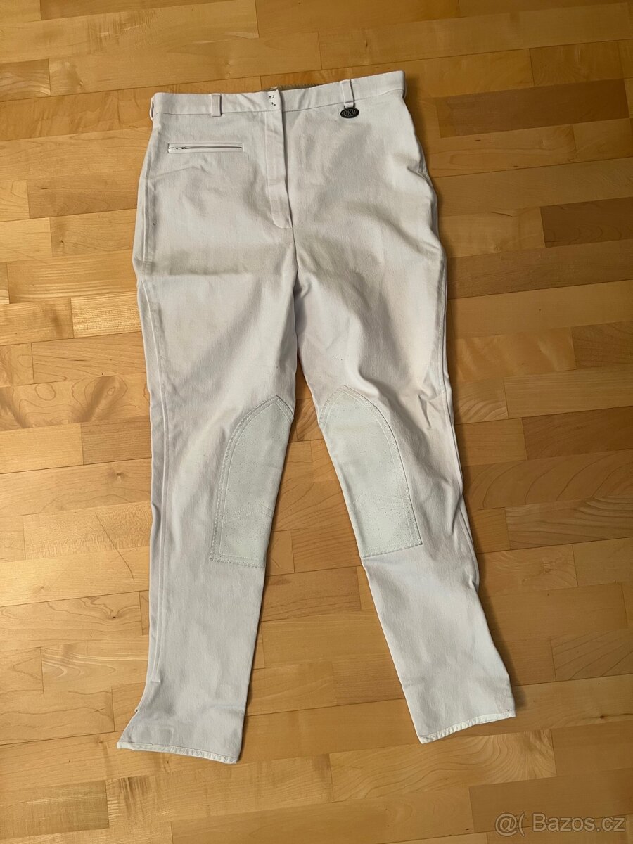 Závodní rajtky bílé - Pikeur, Euroline, KHM - 5