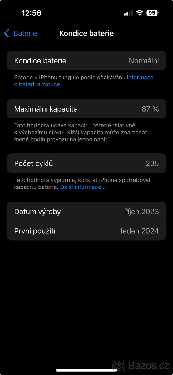 iPhone 15 256GB Blue záruka 17. 01. 2026 - 5
