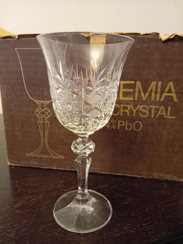 sada broušených sklenic - pozůstalost - 5