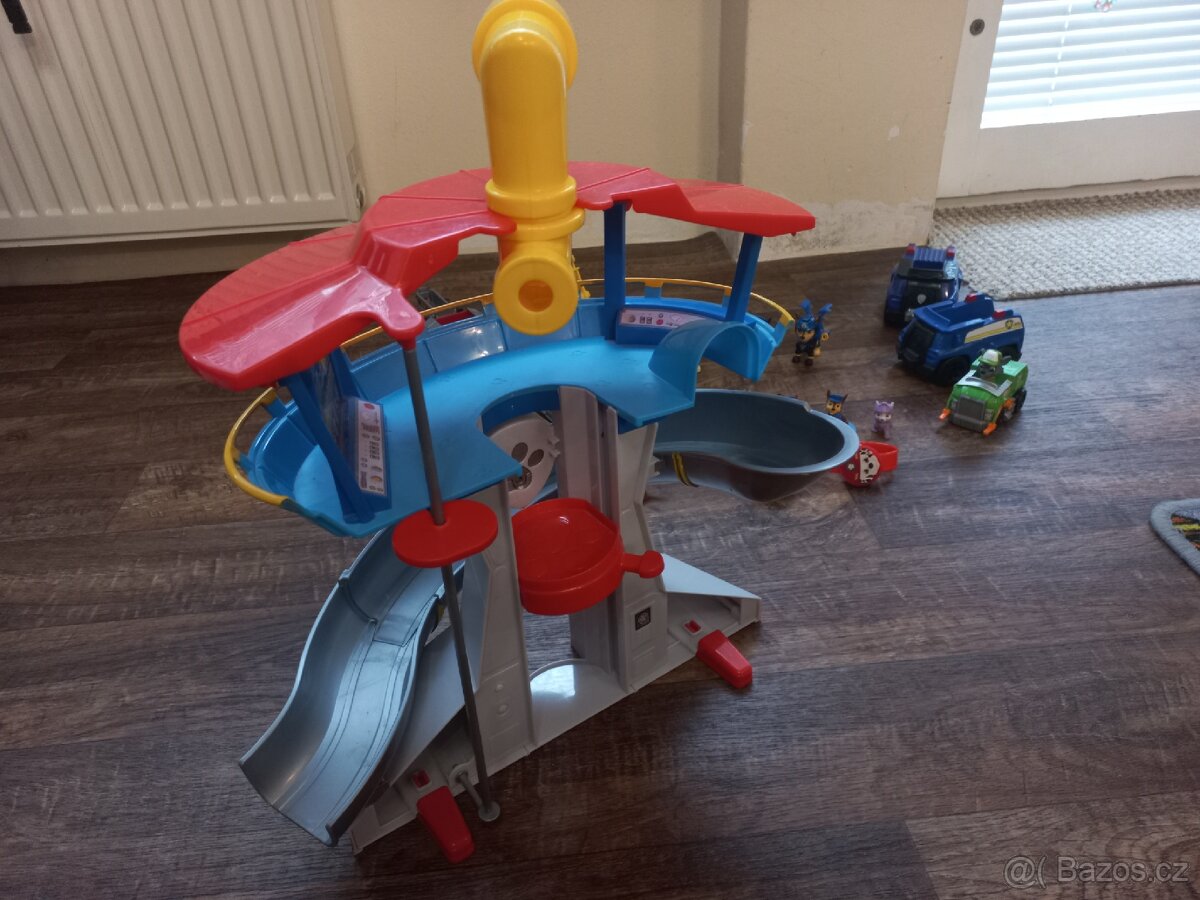 Tlapková patrola - věž, auta, figurky, lampičky - 5