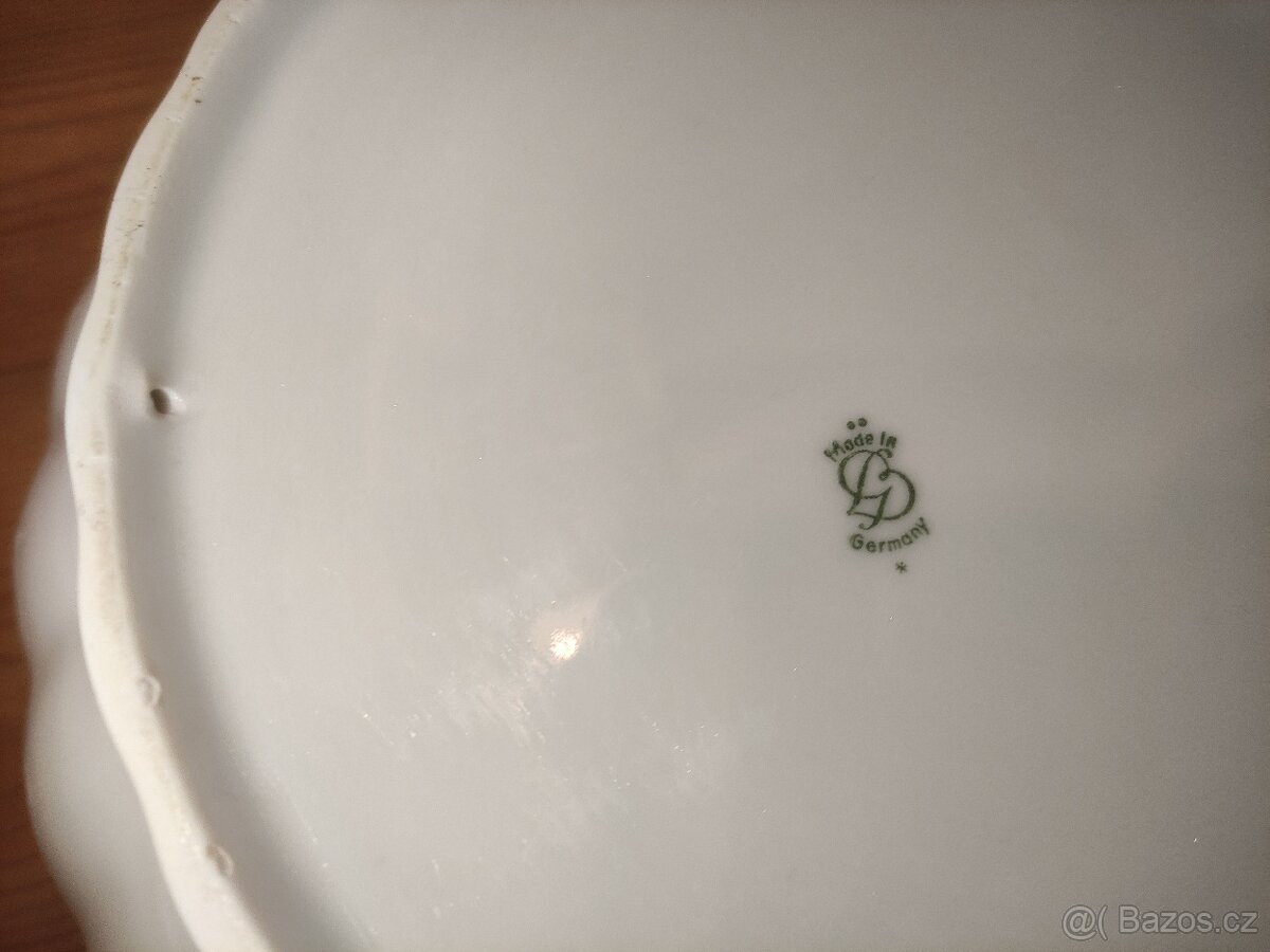 Stará porcelánová mísa - 5