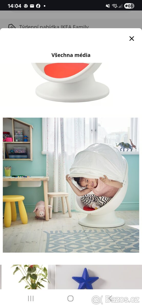 Otočné křesílko IKEA - 5