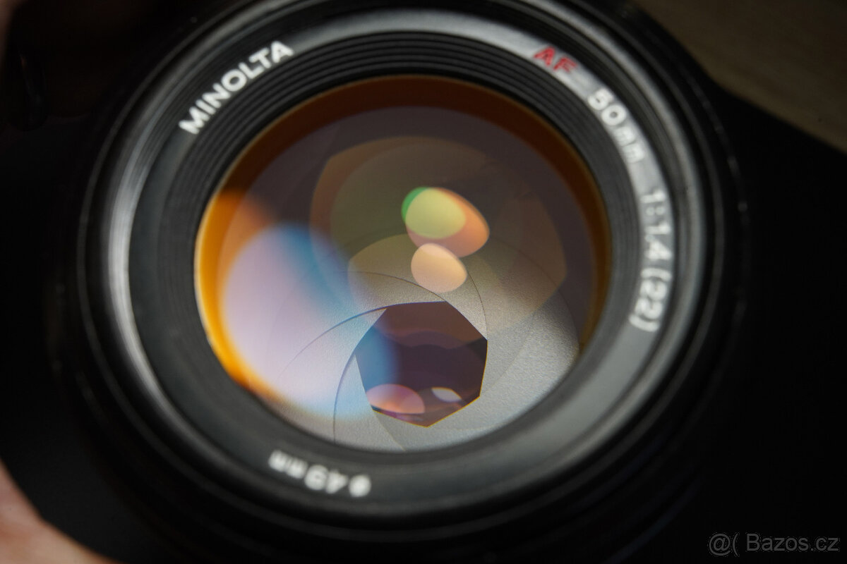 Objektiv Minolta AF 50/1.4 (Sony A-mount) - 5
