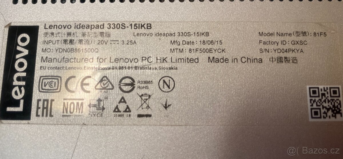 Lenovo IdeaPad 330-15IKB notebook - 5