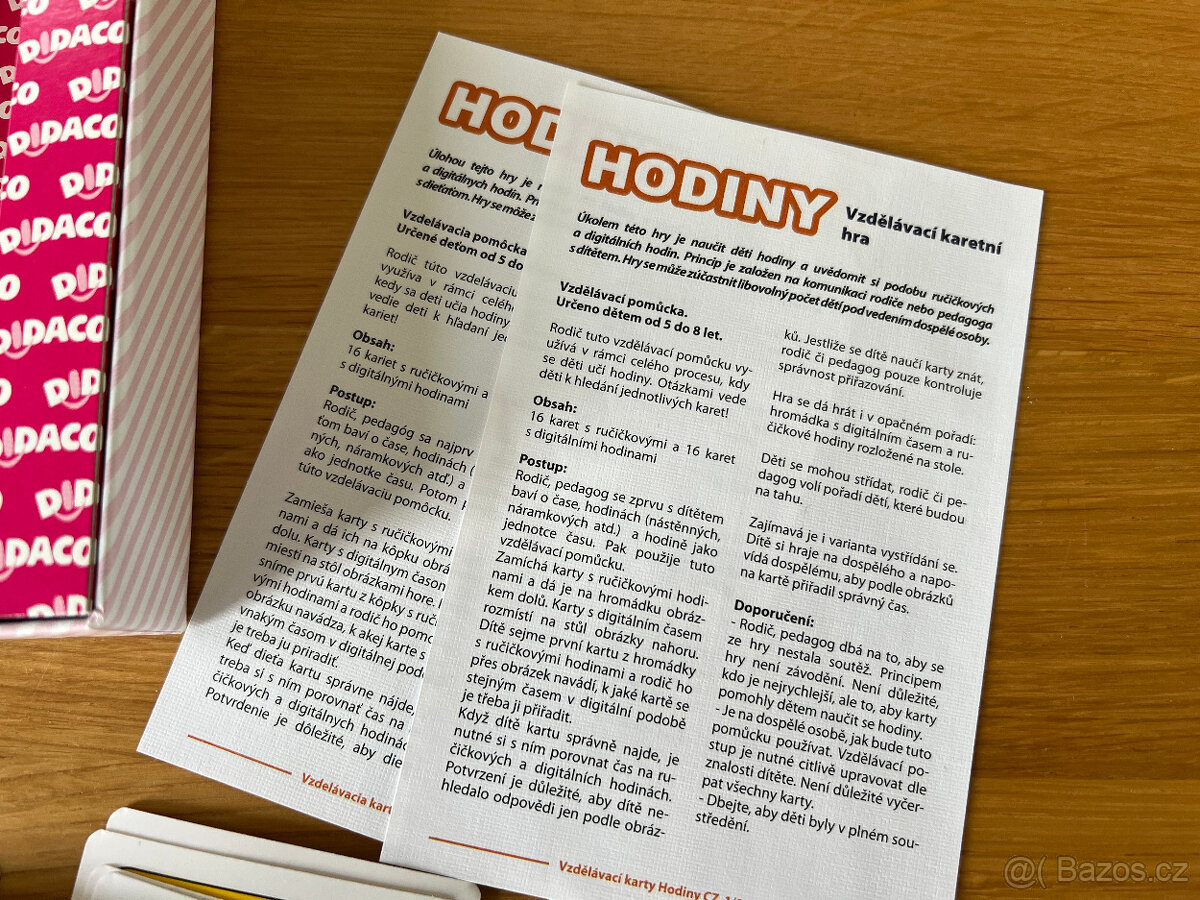 Vzdělávací karty HODINY s Hello Kitty - 5