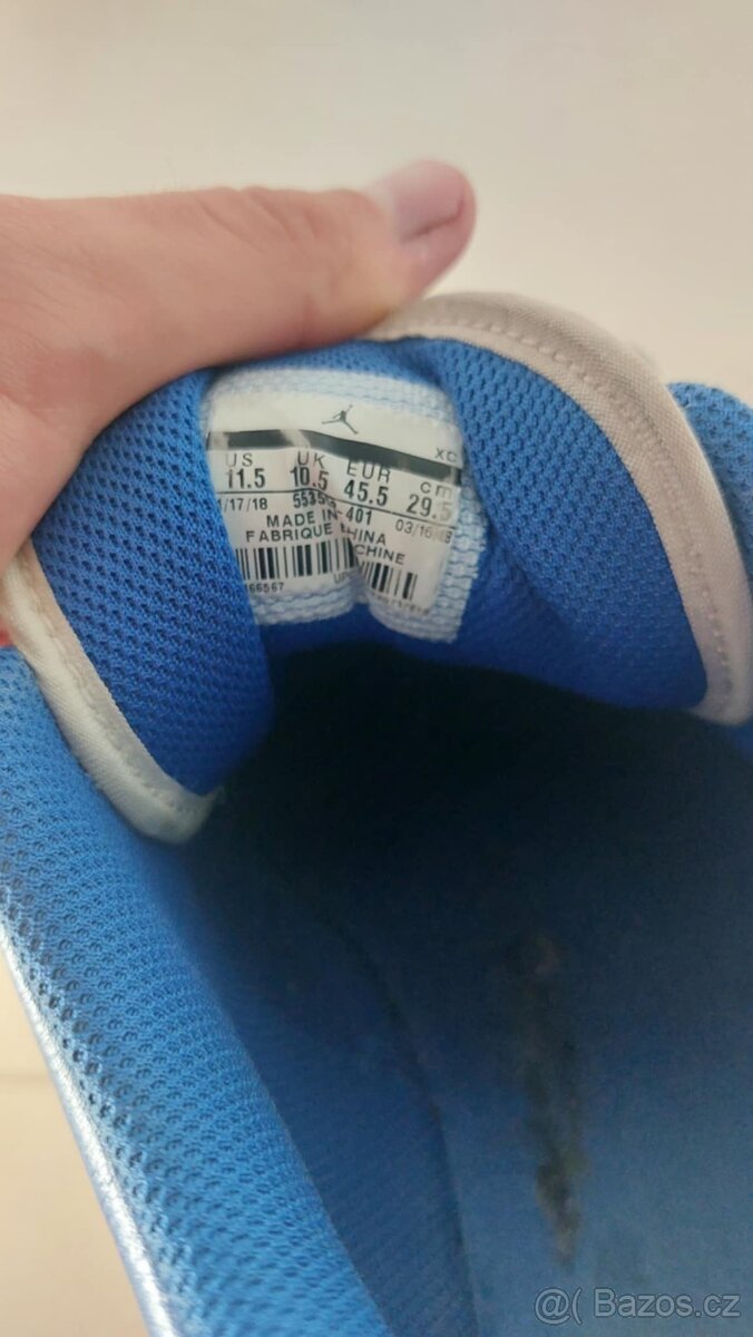 Tenisky Jordan 1 Low Hyper Royal Orange Peel (č.46) - 5