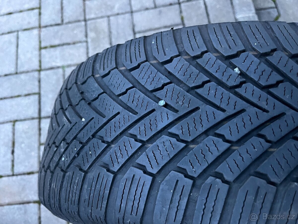 4x plechový disky 5x105 R16, zimní pneu - 5