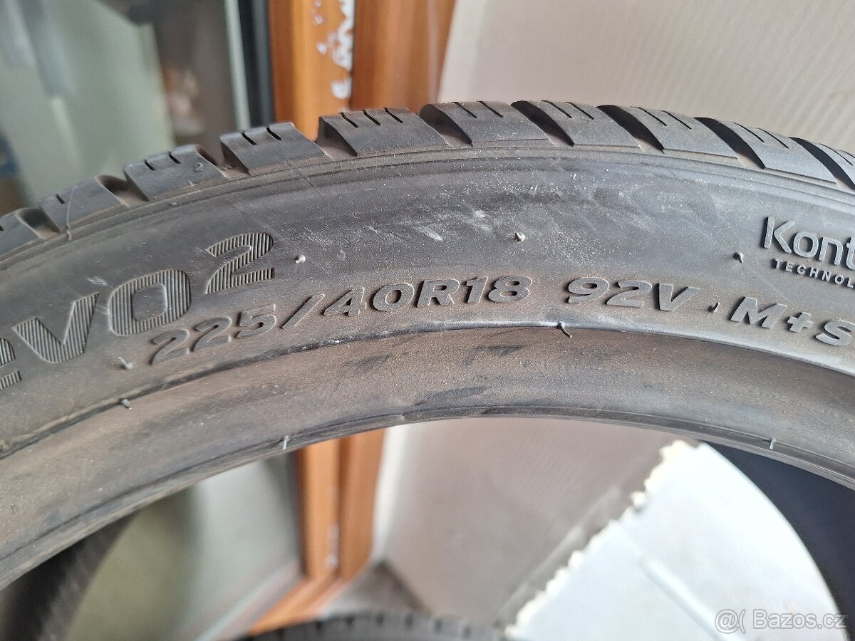 Prodám zimní pneu 225/40/18 Hankook - 5