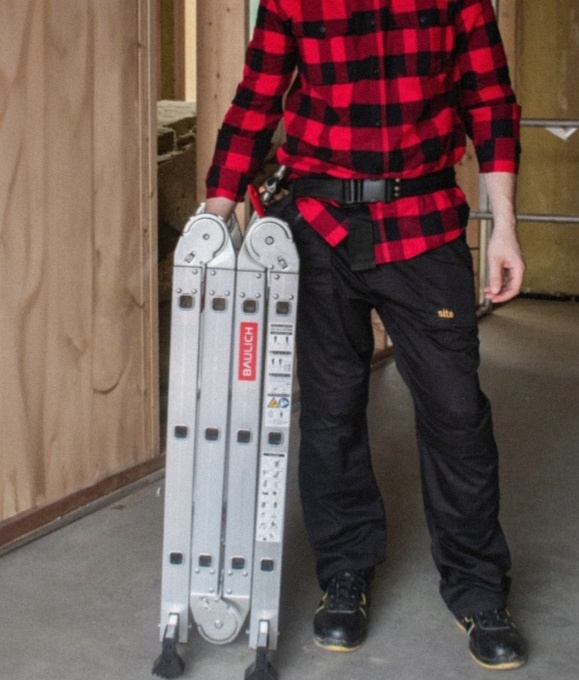 Univerzalni kloubovy zebrik s podlazkou - 5