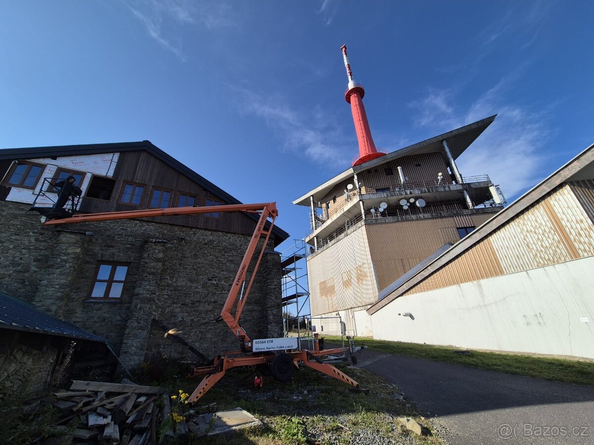 Pronájem přívěsné plosiny 12 a 17 metrů - 5