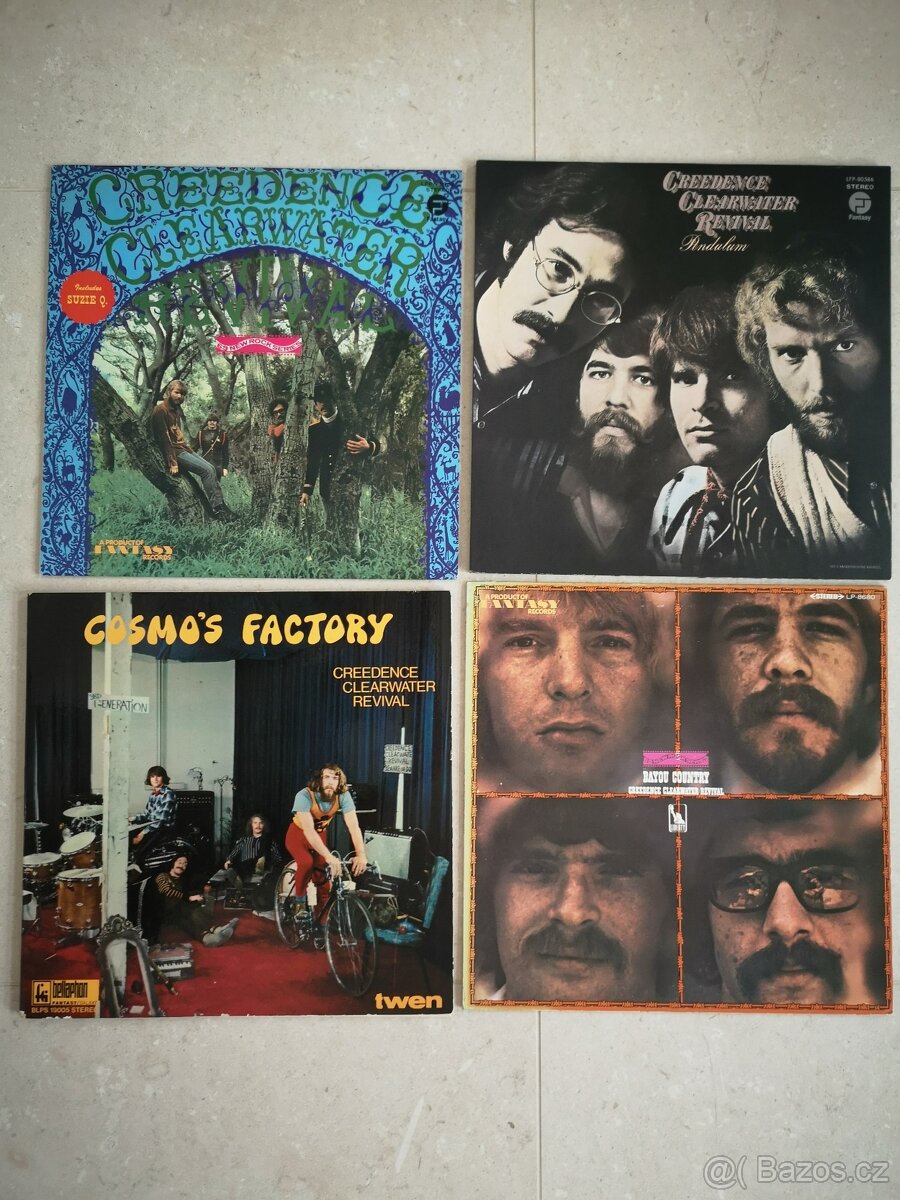 LP desky DEEP PURPLE, DOORS, IRON MAIDEN,LED ZEPPELIN - 5