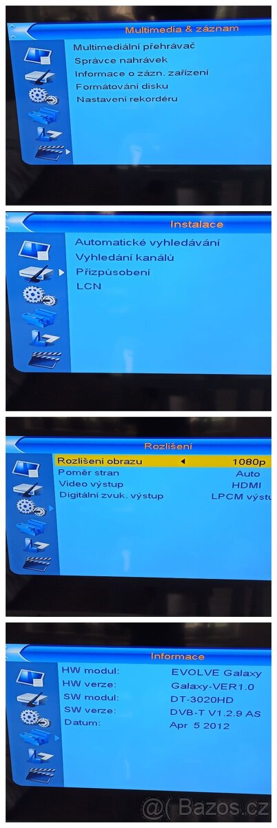 EVOLVE GALAXY DT-3020HD DivX MP3 MKV HDMI - 5