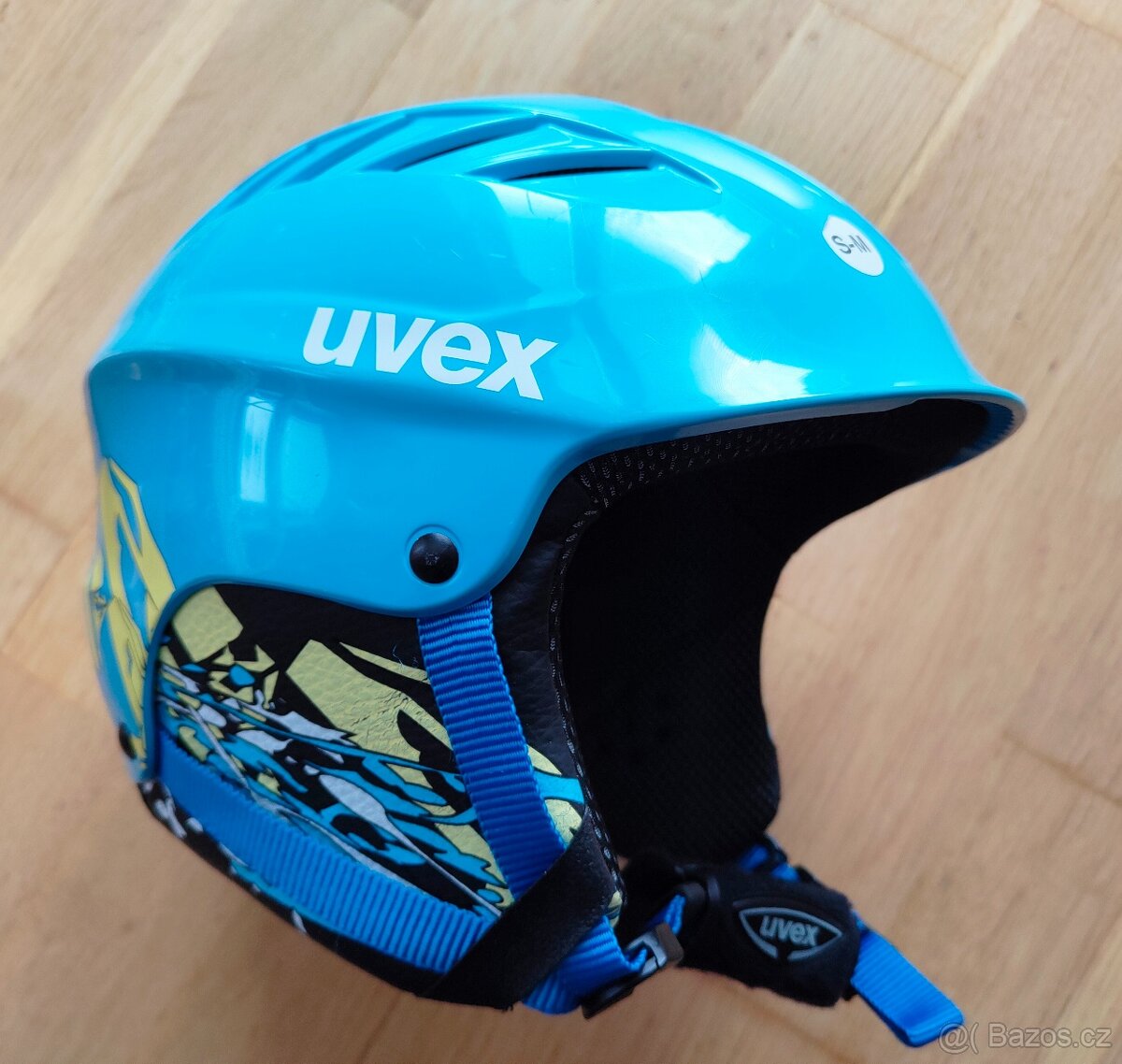 Dětská lyžařská helma 55-58 cm + brýle Uvex - 5