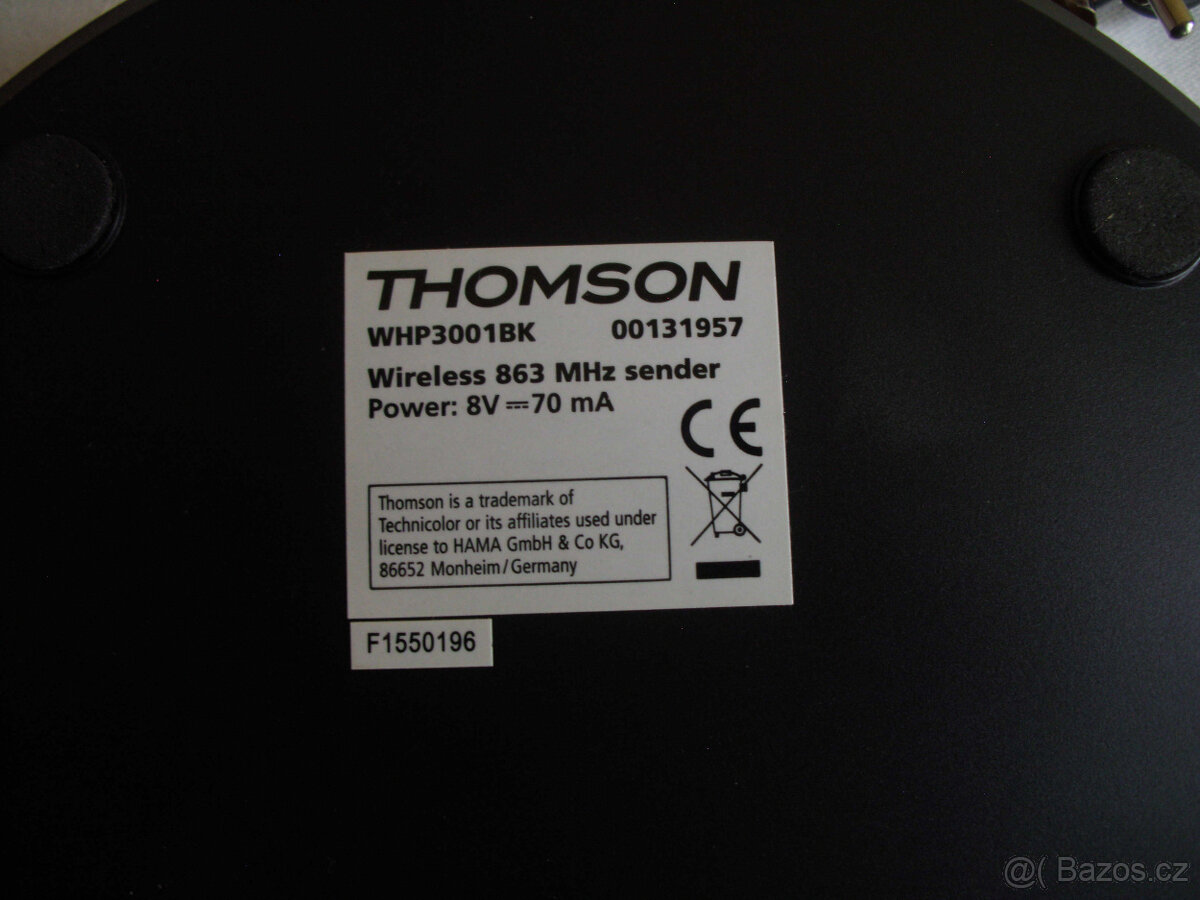 Bezdrátová sluchátka Thomson s přísluš. (text) - 5