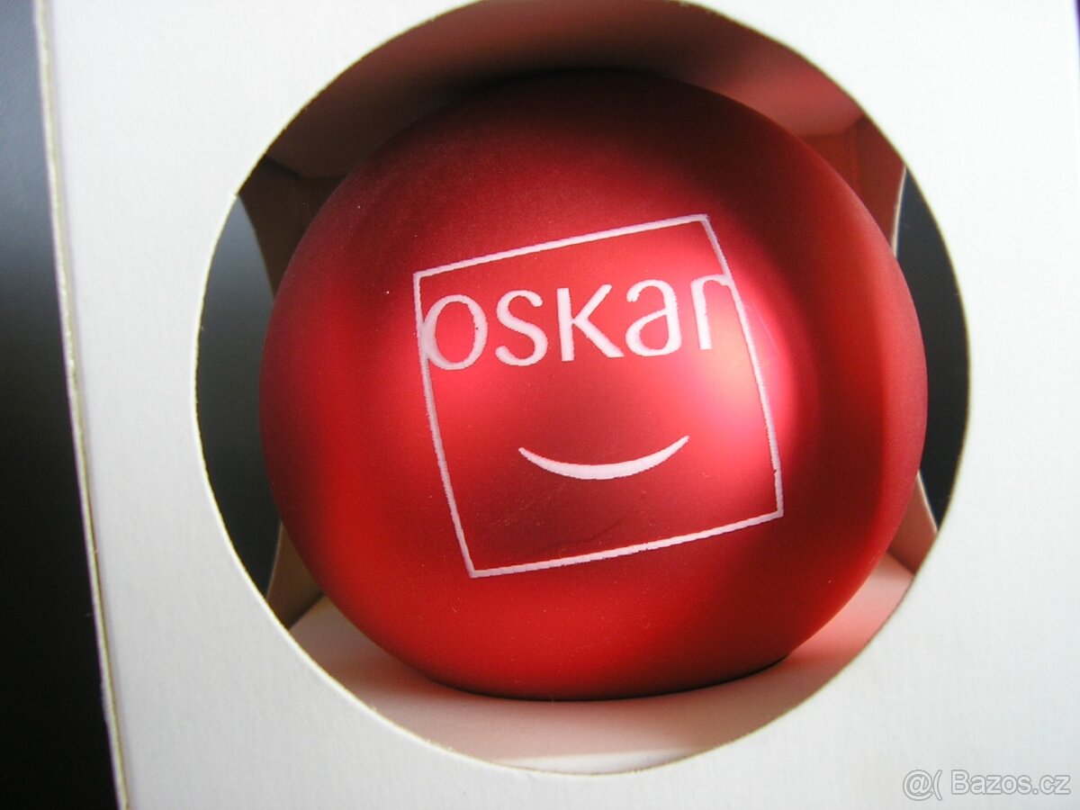 Vánoční ozdoba, koule OSKAR. - 5