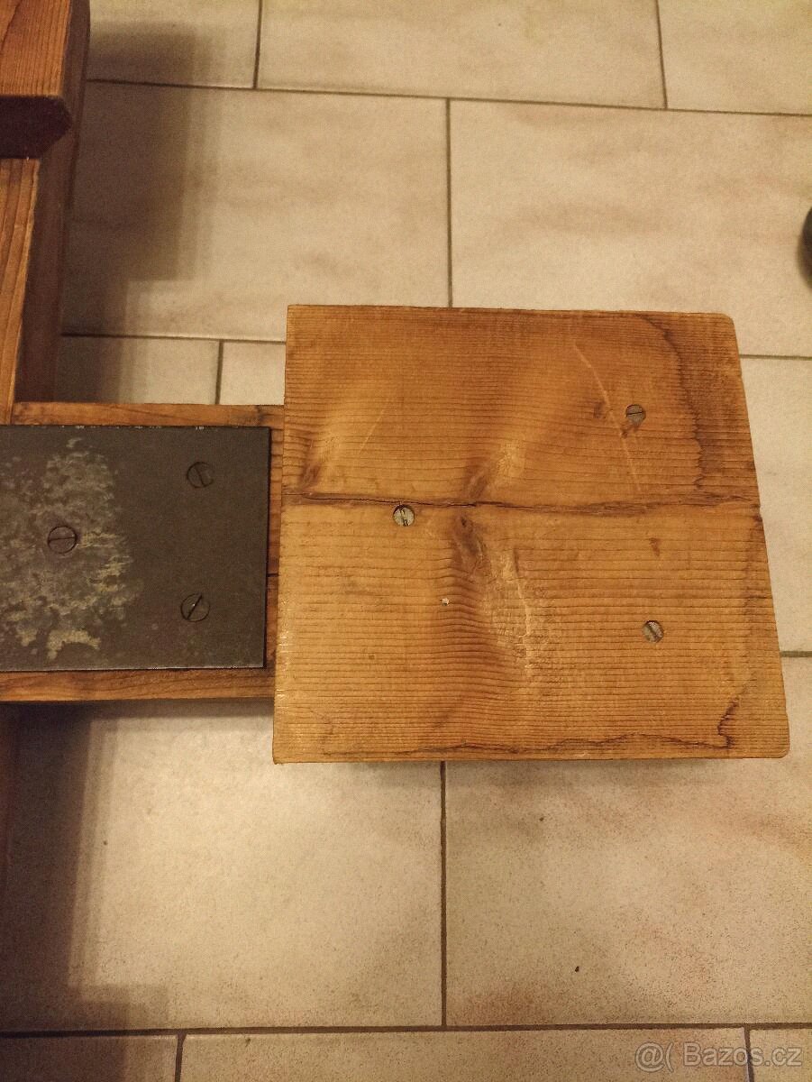 Masivní stojan na vánoční stromeček - průměr 78 cm, dřevo - - 5