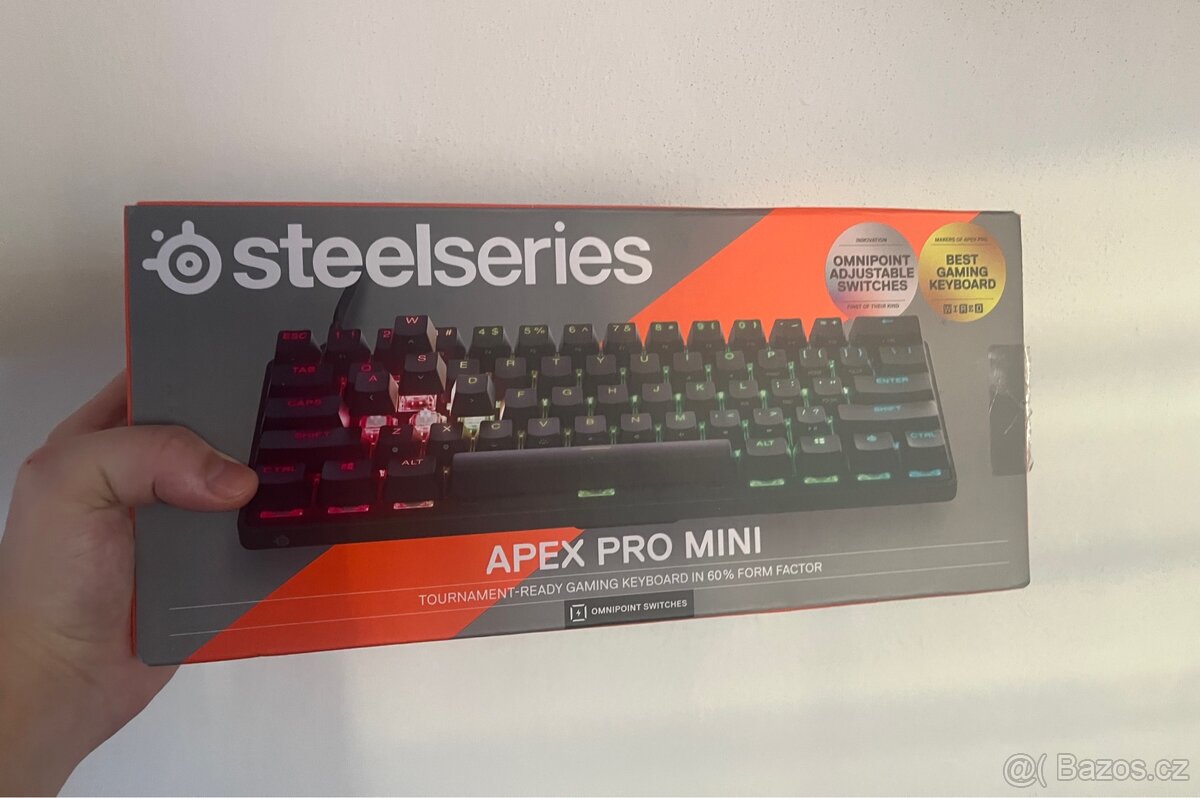 Herní klávesnice SteelSeries Apex Pro Mini US - 5