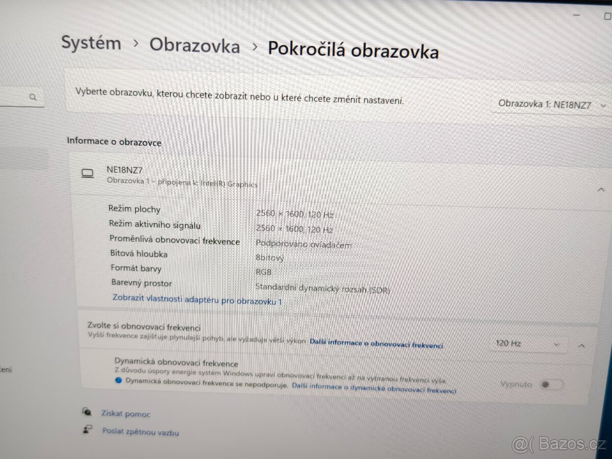 18" mašina pro AI, fotky, video - 64GB, RTX PRO, Core Ultra - 5