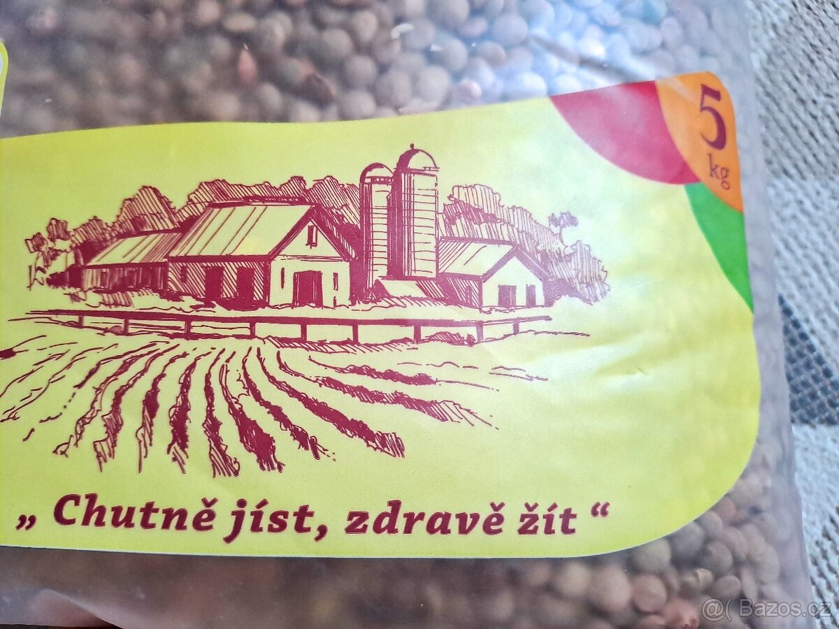 Čočka velkozrnná, český výrobce, VELKÉ 5kilové balení - 5