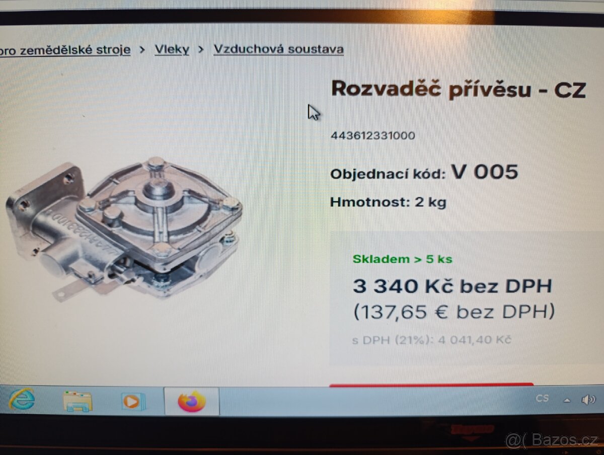 Rozvaděč přívěsu V 005.N - 5