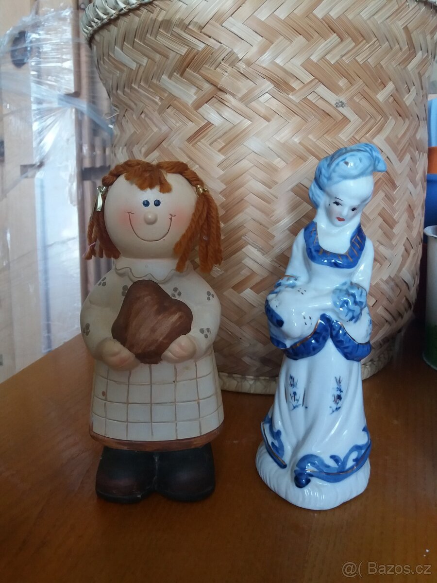 keramické a porcelánová soška - 5