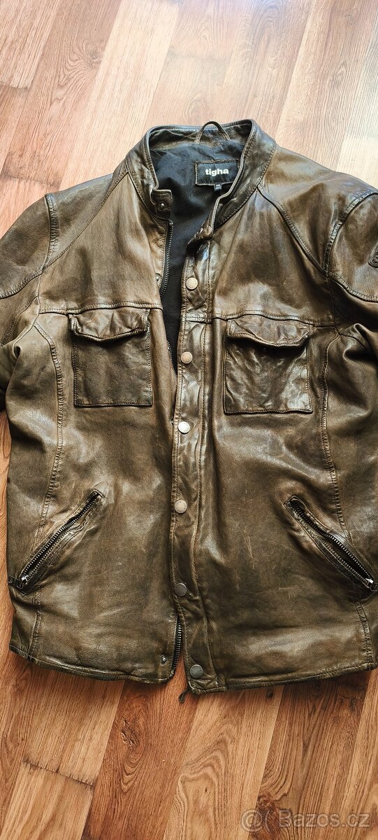 Kožená bunda Tigha - 5