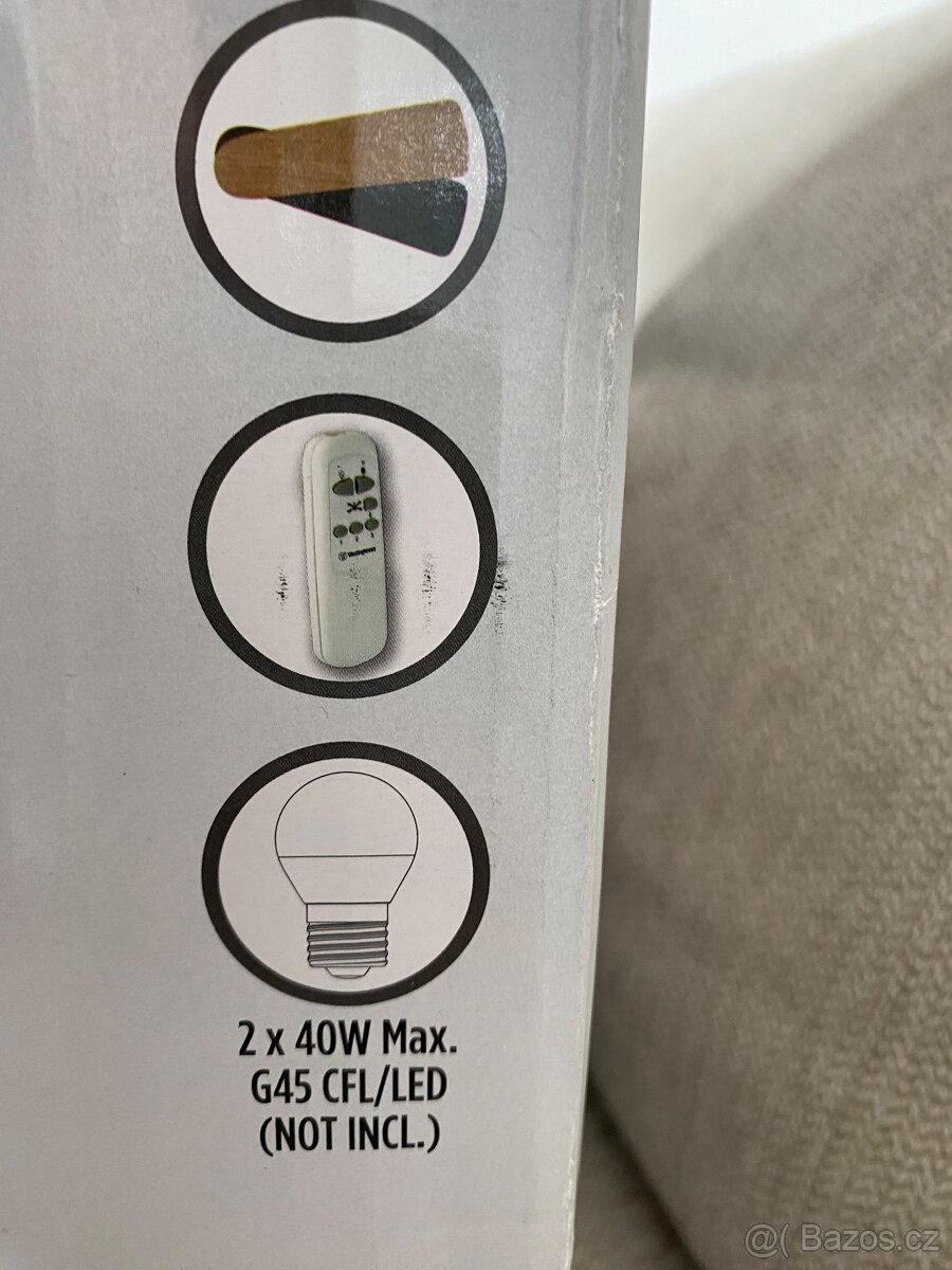 Stropní ventitalor / lustr s ovladačem - 5