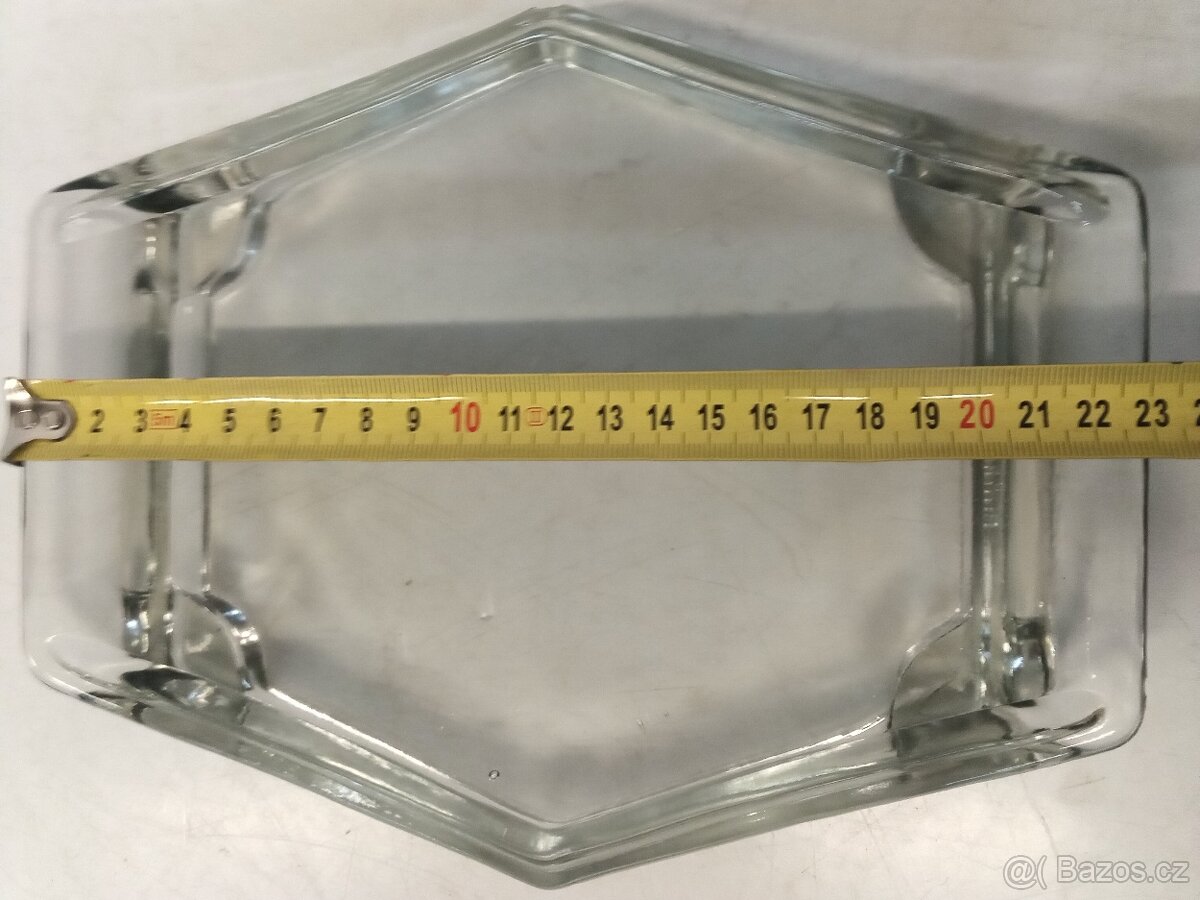 PUEBCO nový mincovník, tác na peníze, skleněný originál - 5