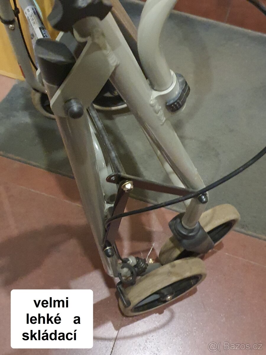 ODLEHČENÉ PROFI ALU chodítko ZÁDOVÁ opěra - 5