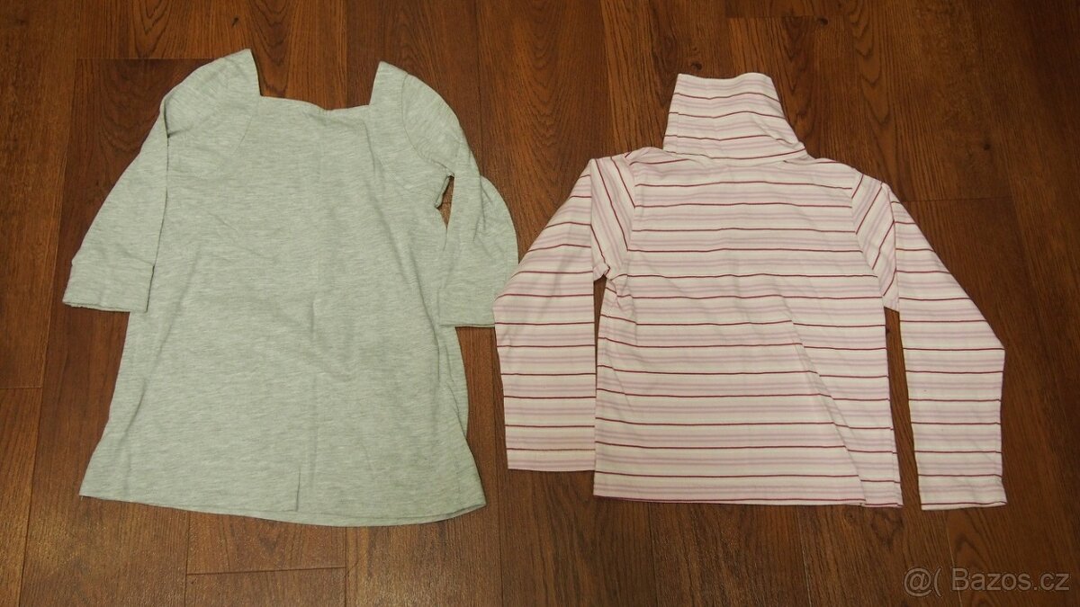 4x triko dlouhý rukáv vel.122 - 5