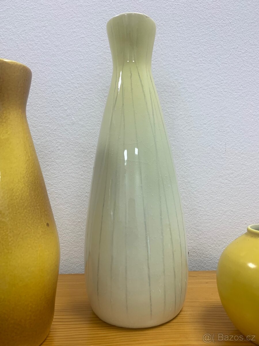 Retro žluté vázy - 5