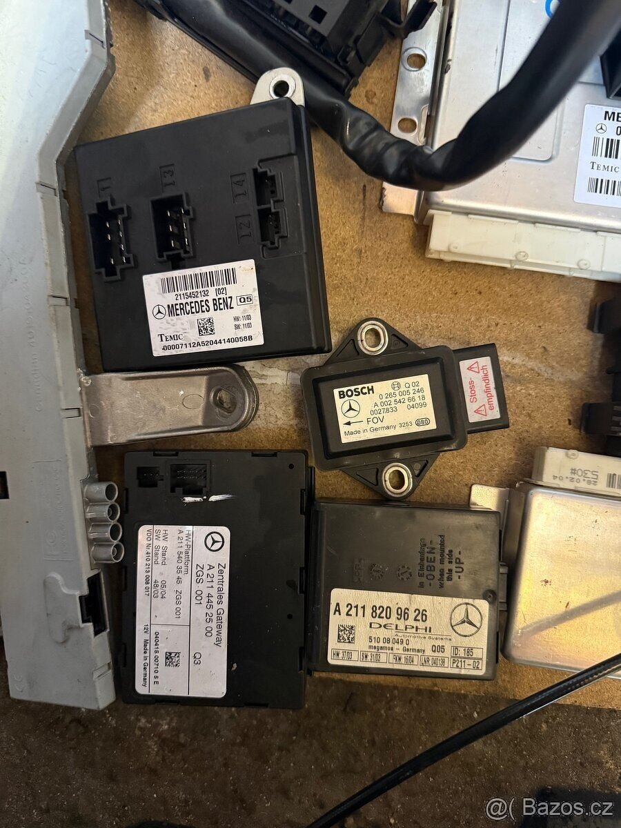 jednotky Mercedes w211 , řídící jednotka motoru , převodovky - 5