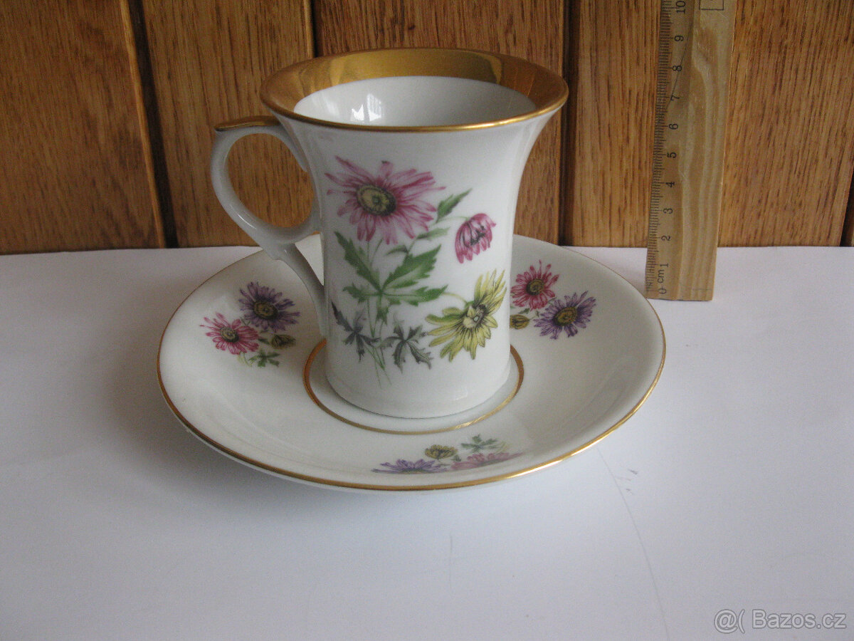 Retro hrníčky, srnka,,SOVY,staré lžičky a souprava z alpaky - 5