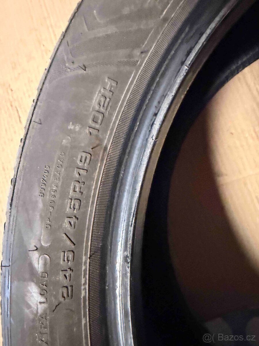 245/45/19 goodyear celoročně , zánovní ,mesic stare - 5