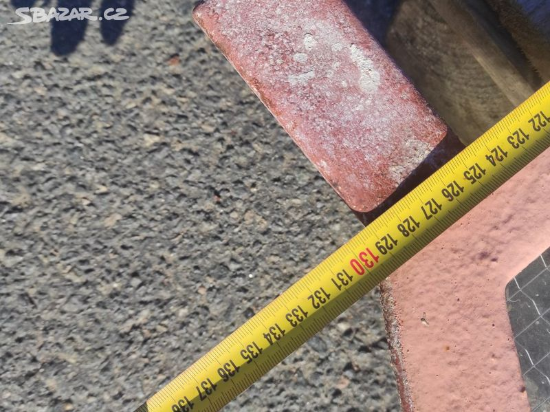 Staré železné okno, 1 ks- 142x94cm, fabrické okno - 5