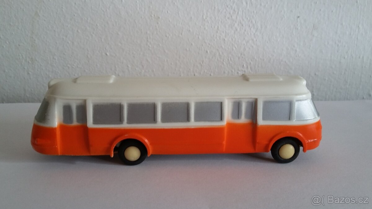 Stará hračka Směr autobus Škoda 706 RTO na setrvačník - 5