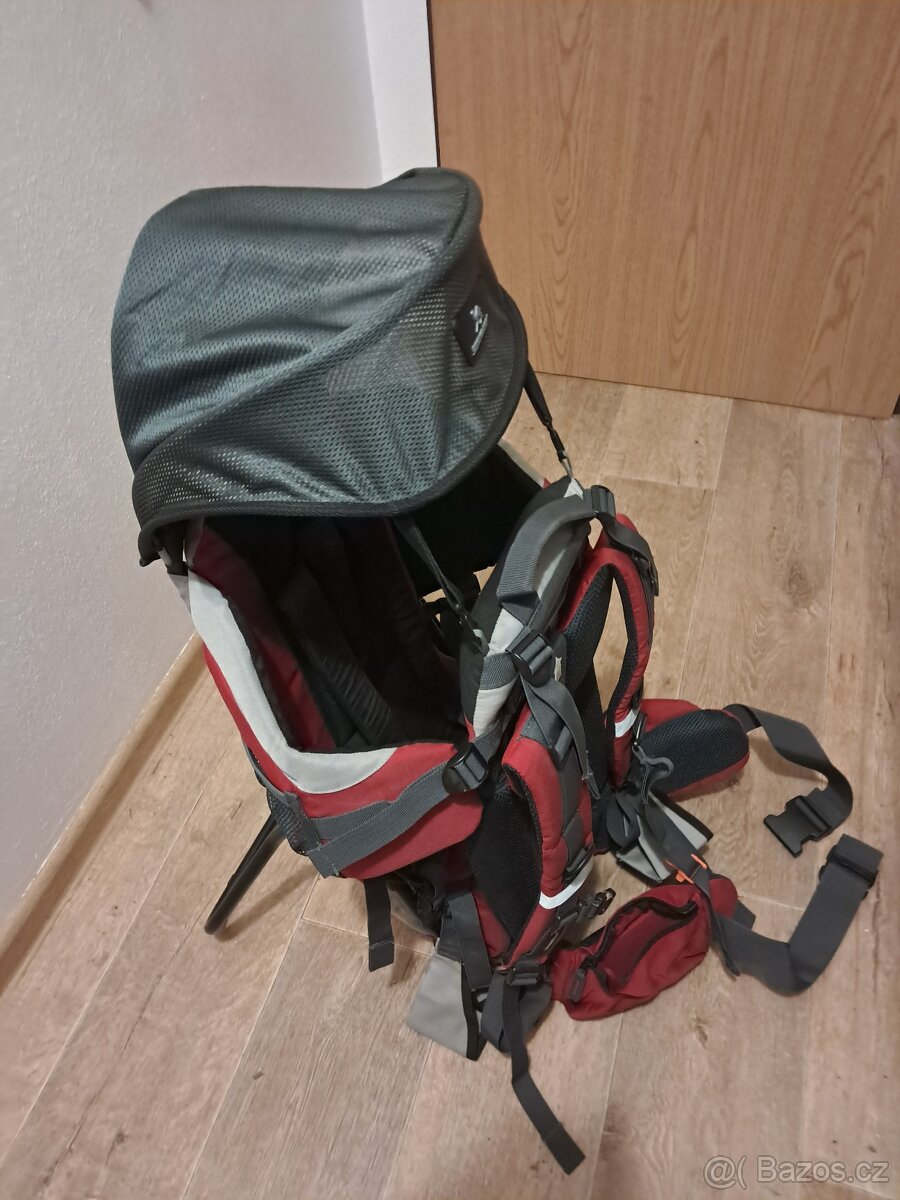 Dětský turistický nosič Dromader s pláštěnkou - 5