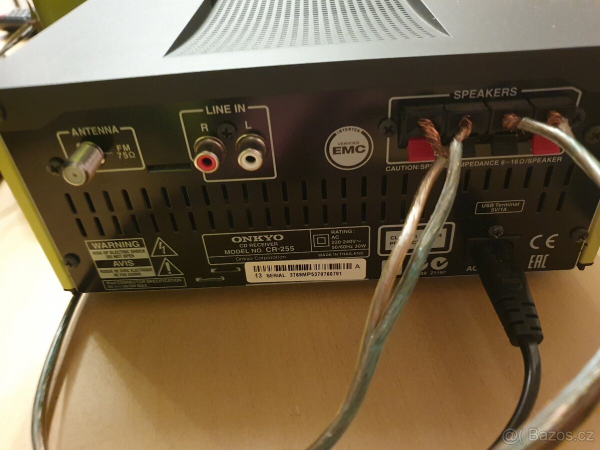 ONKYO CR-255 mini Hi-Fi systém+2x reprobedny - 5