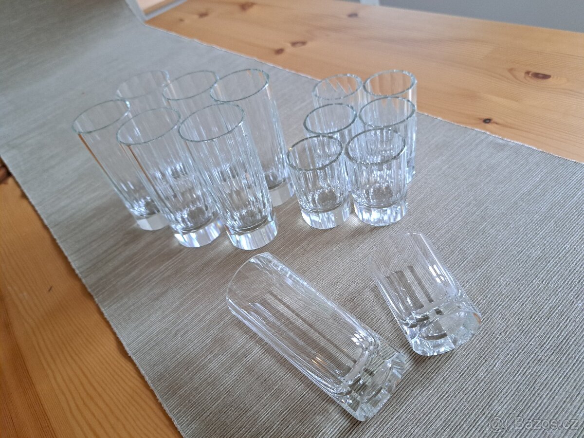 Starožitné skleničky 14 ks - 5