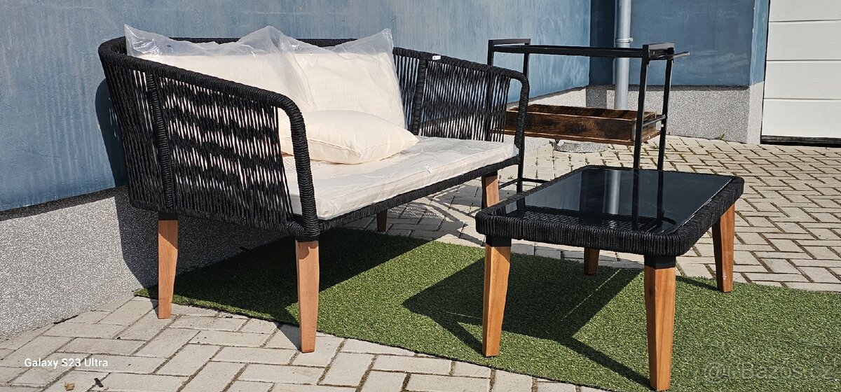 Zahradní set VISTA černý - 5