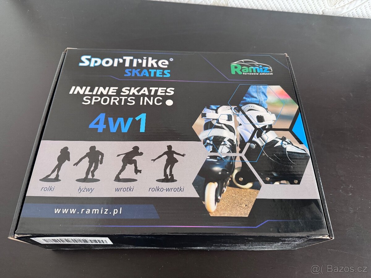 Kolečkové rostoucí multifunkční brusle - 5